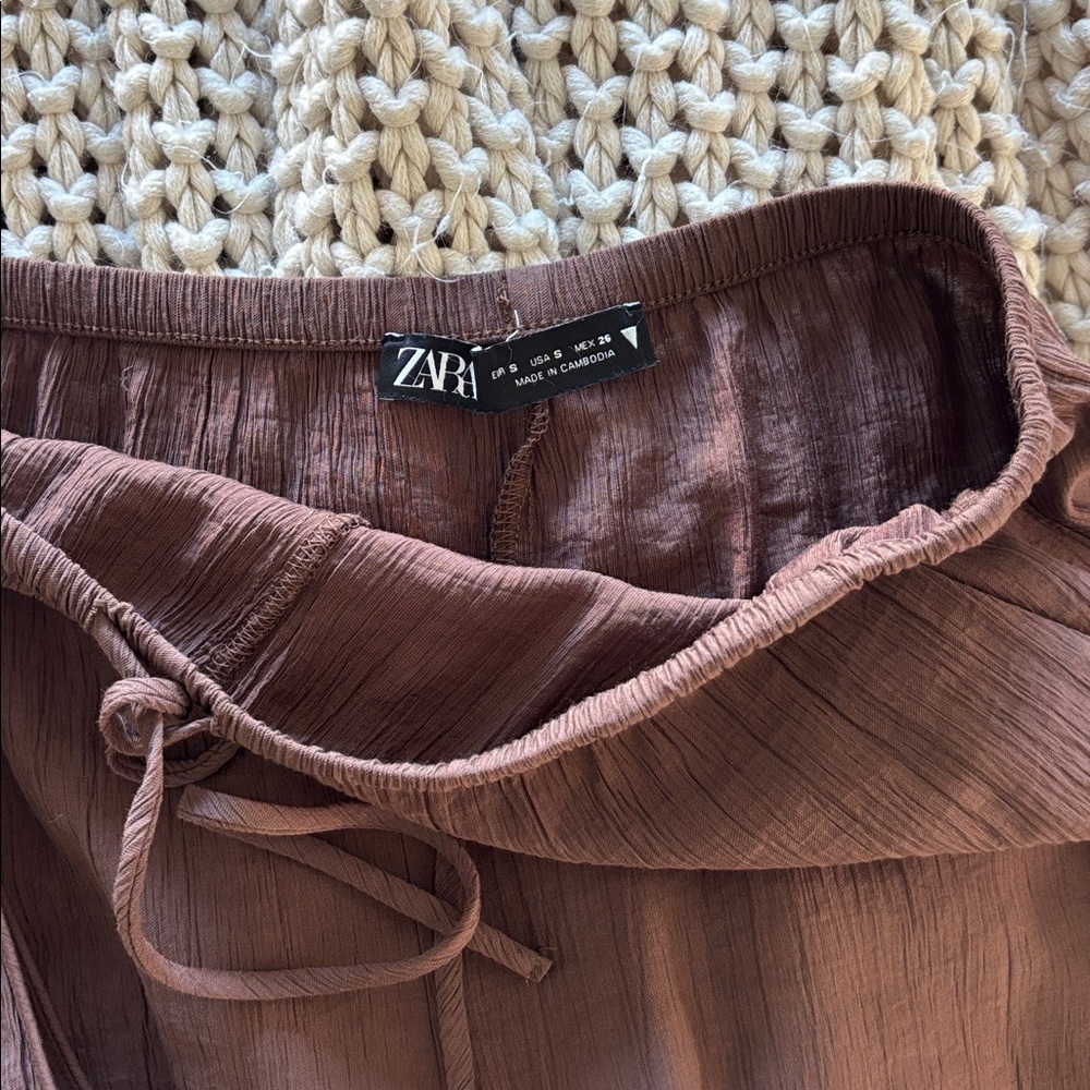 Zara Chocolate Brown Skirt Set - Picture 3 of 4